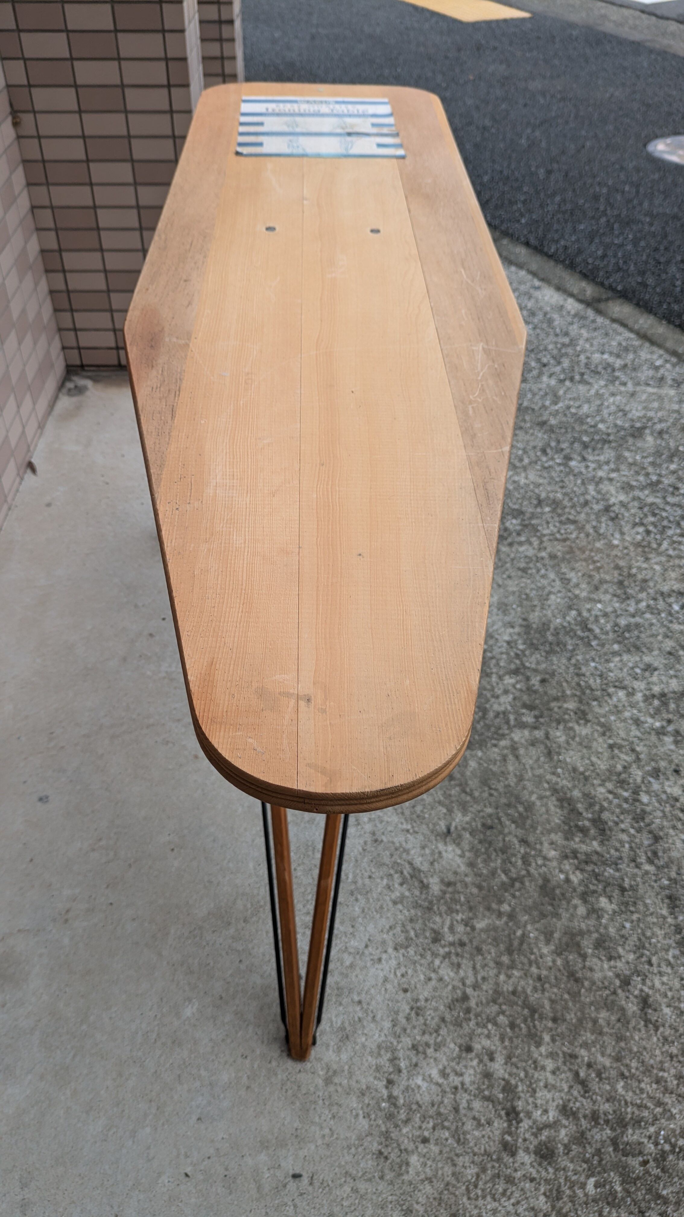 MINT!! Vintage WARD Wood Folding IroningBoard Antique Table