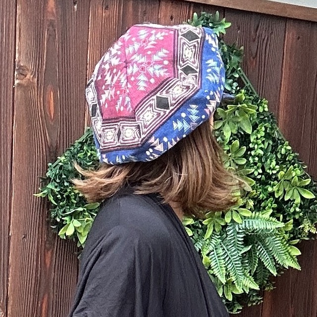 エスニック柄キャスケットB