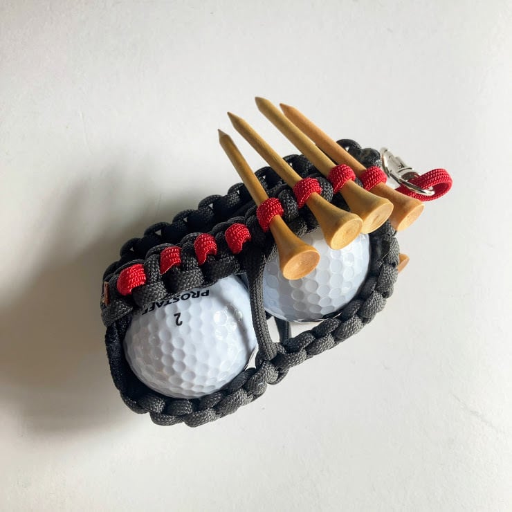 ゴルフボールケース2 ティーホルダー GR | Mask shop JKING Paracord