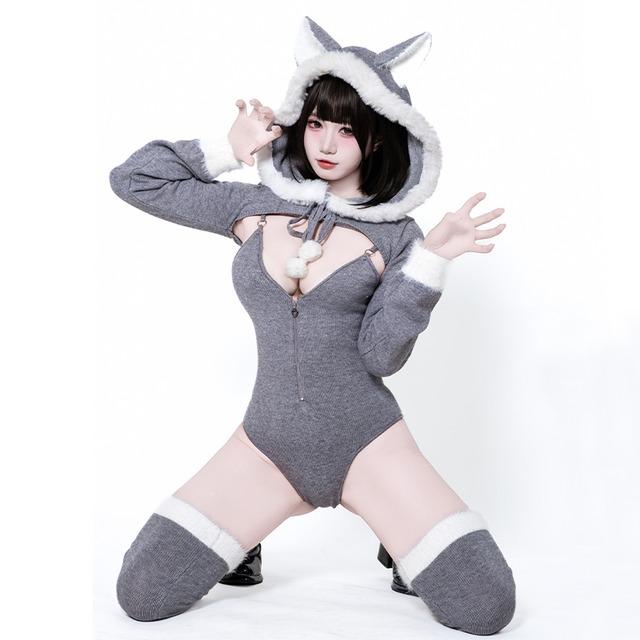 ボアアニマルニットコスプレ【No.3139】/かわいいレディースコスプレ衣装