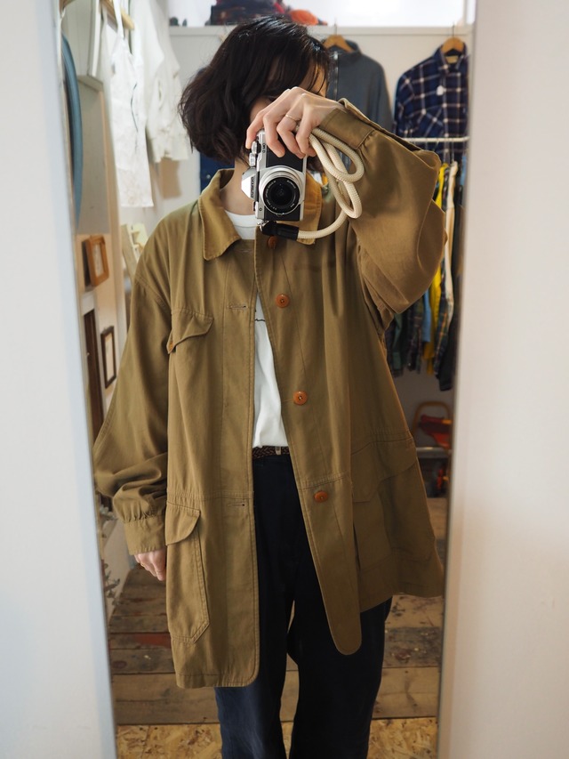 1990's Banana Republic Cotton×Linen Safari Jacket