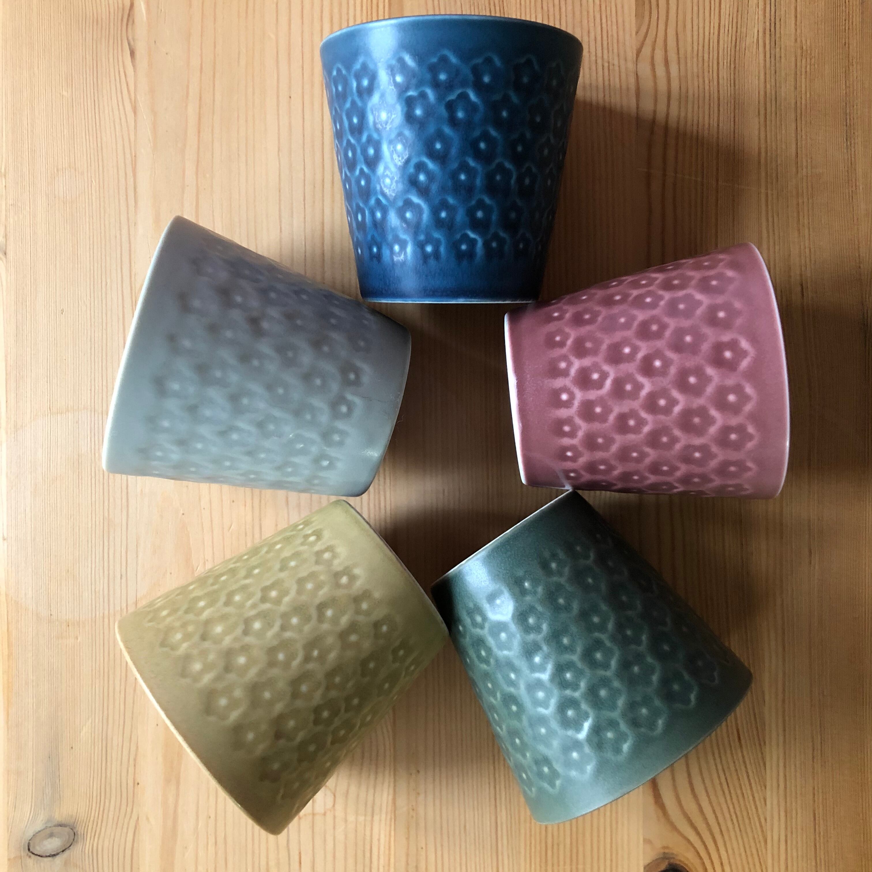 印花型カップ「茶マット」