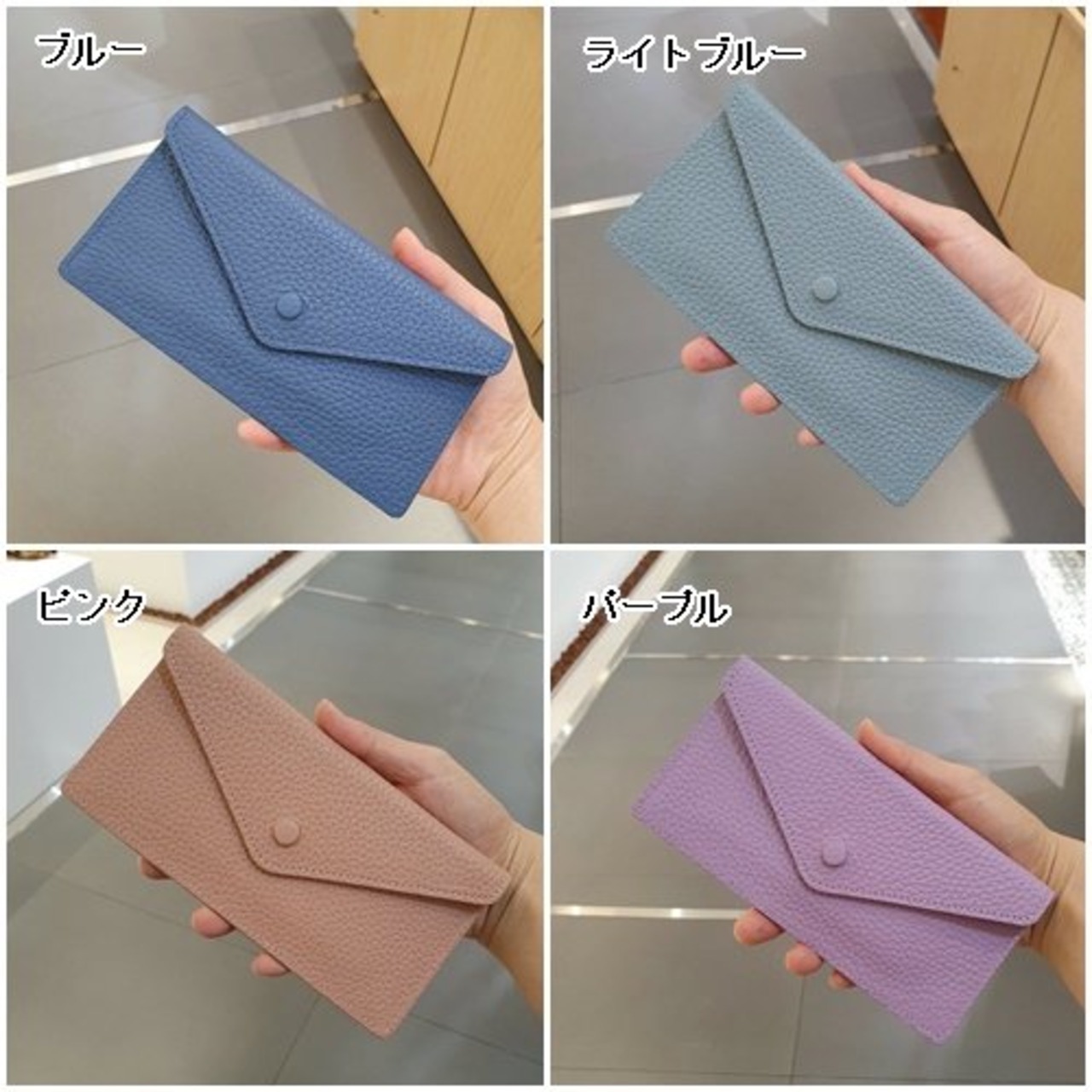 長財布 牛革 財布 レザー シンプル ユニセックス カード収納 財布 