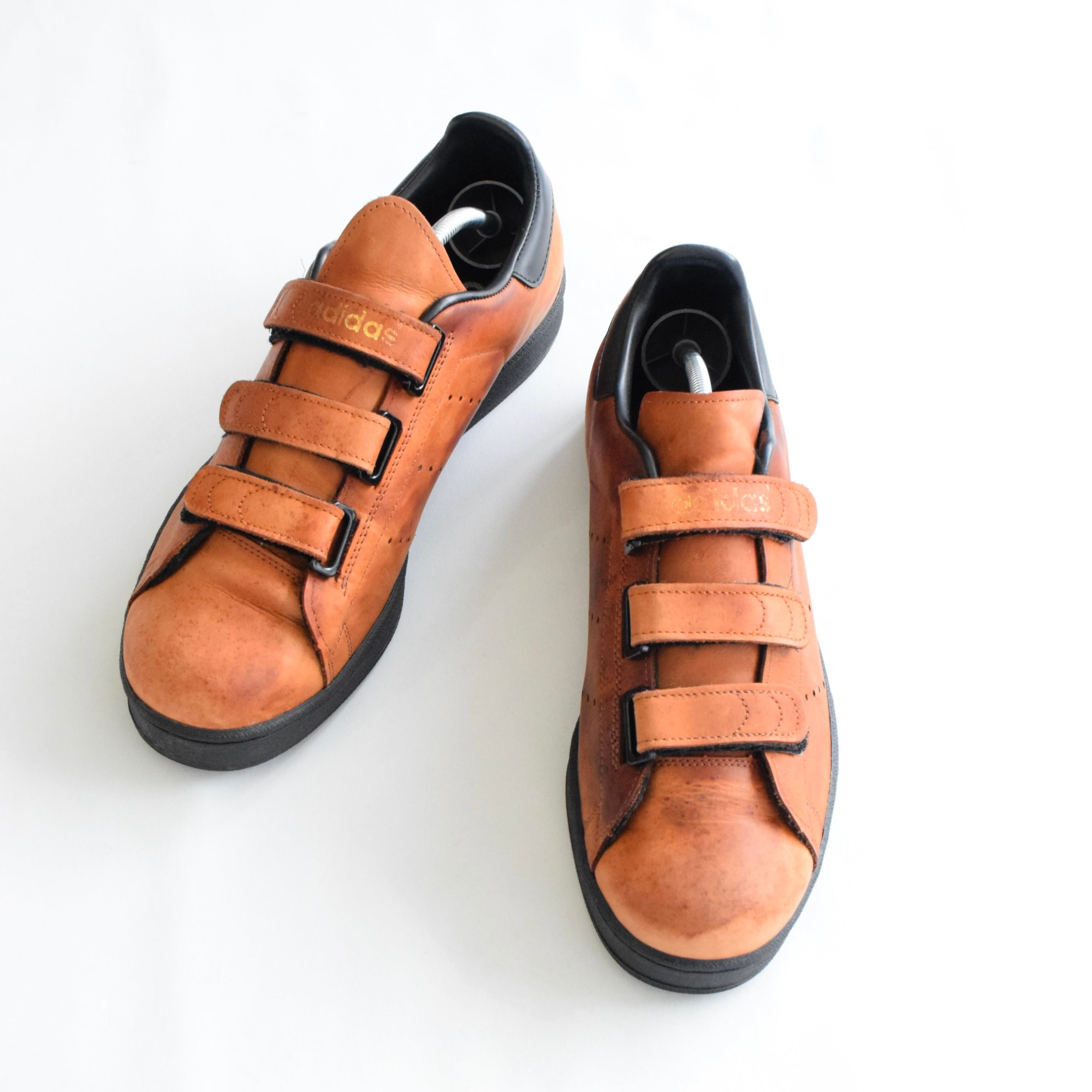 adidas vintage ベルクロスニーカー 99 日本製 adidas MASTER レザーベルクロスニーカー メンズ26.5cm