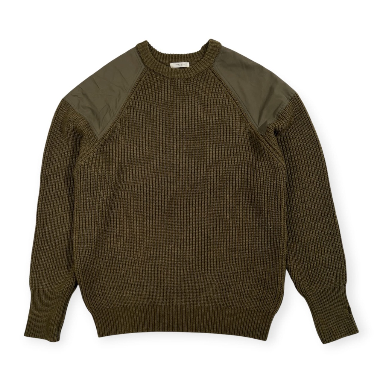 FREAK'S STORE フリークスストア コマンド風 ニット セーター ミリタリー F フリーサイズ /メンズ/カーキ