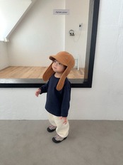 〖取寄〗韓国子供服 / 26winter / Digreen / フラップキャップ / キッズ / 冬服 *onesize*