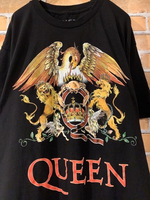 【Queen】クイーン オフィシャルバンドTシャツ ロゴ L 黒 FreddieMercury アメリカ古着