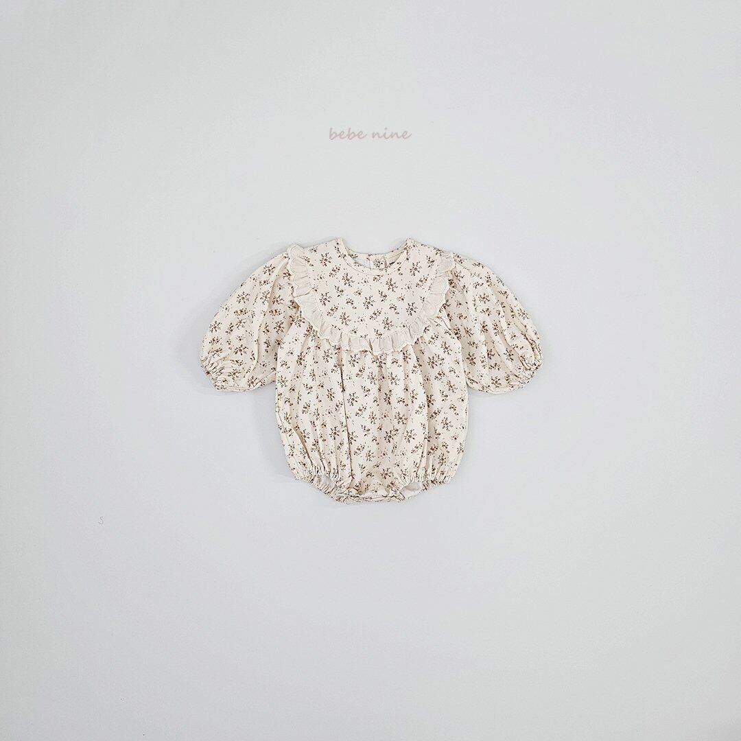 残り2点 即納⌇70,80cm 花柄 ロンパース