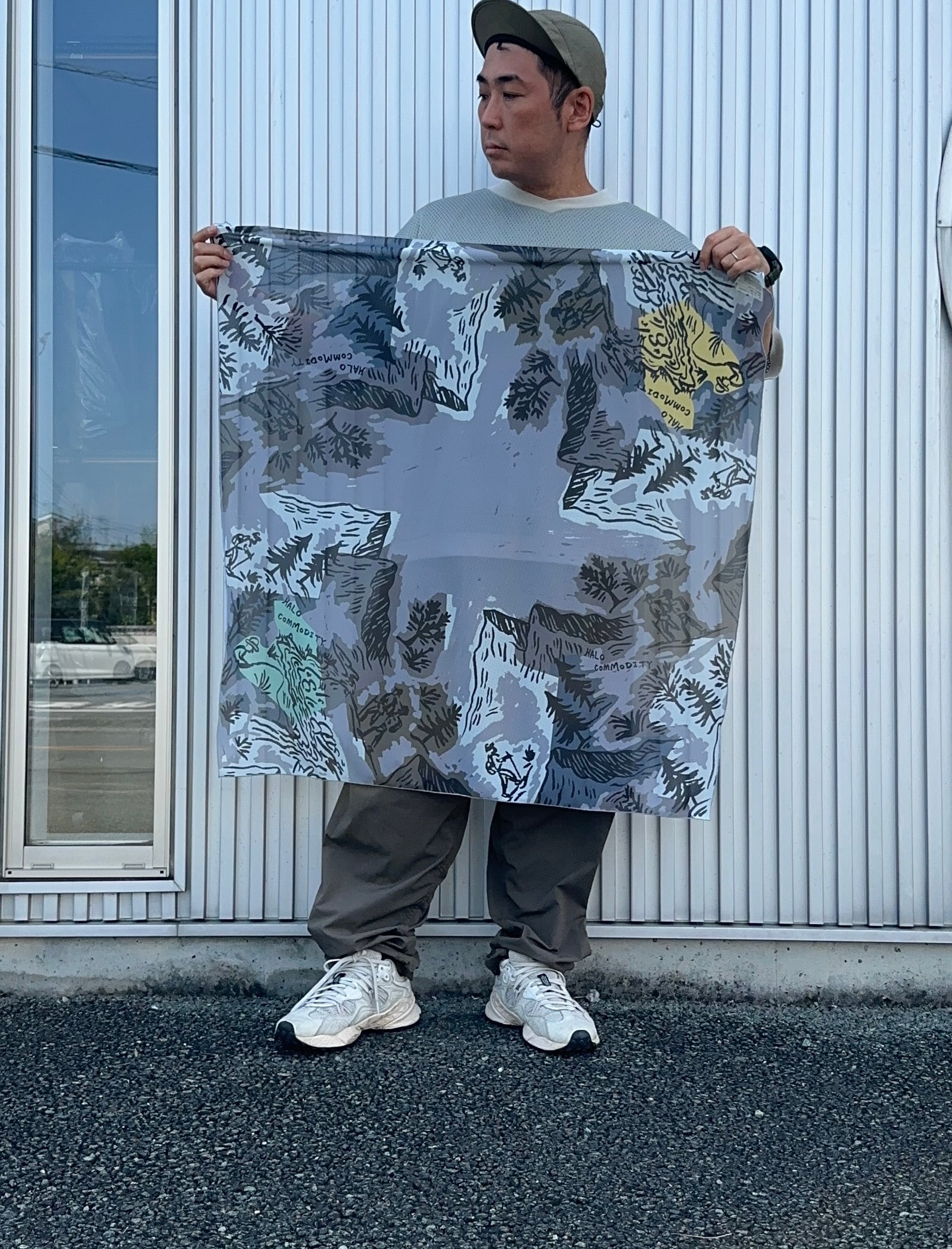 Halo commodity 大判バンダナ Bucktrail Wrap HL-1123【INSPEC LINE