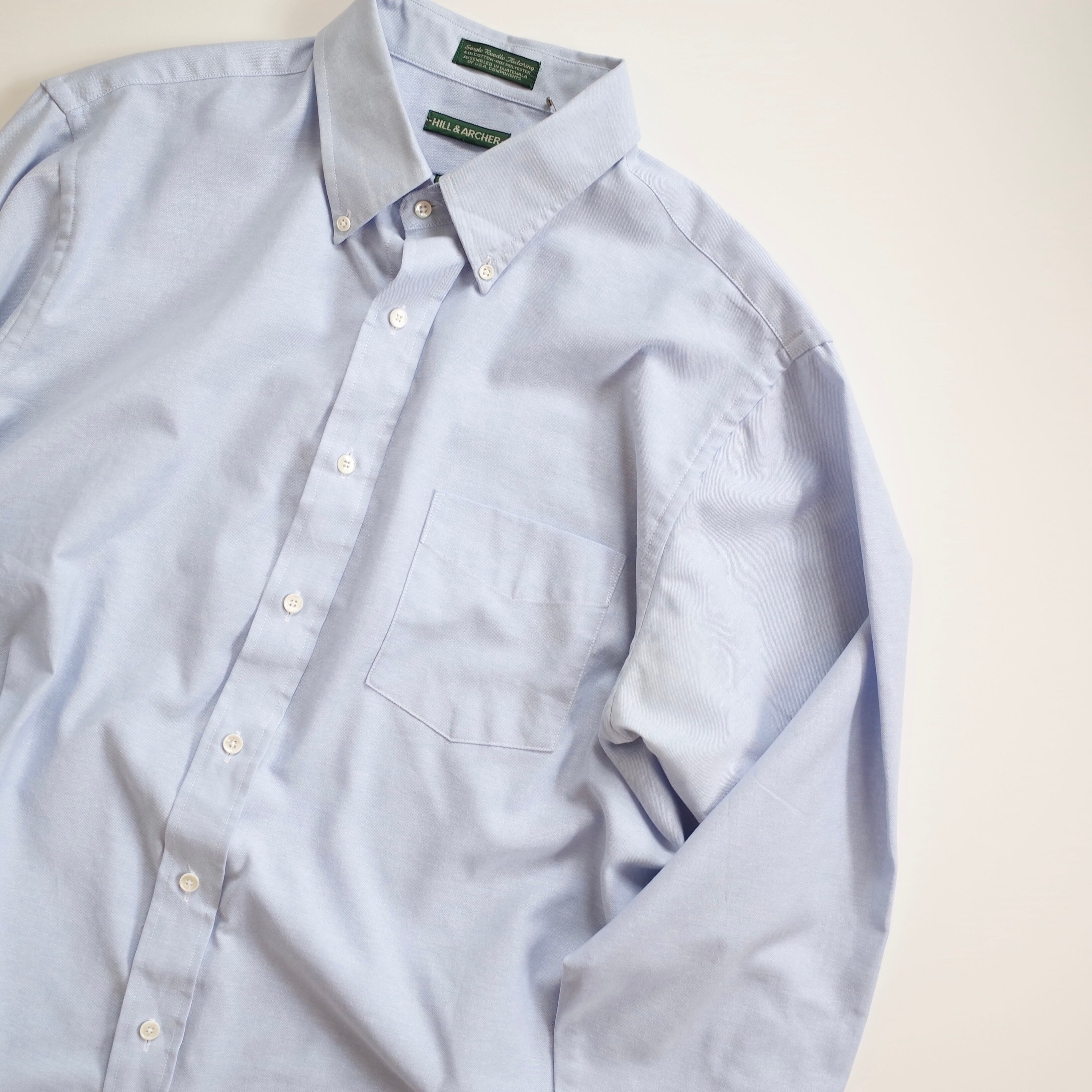 US oxford shirt "sax blue"