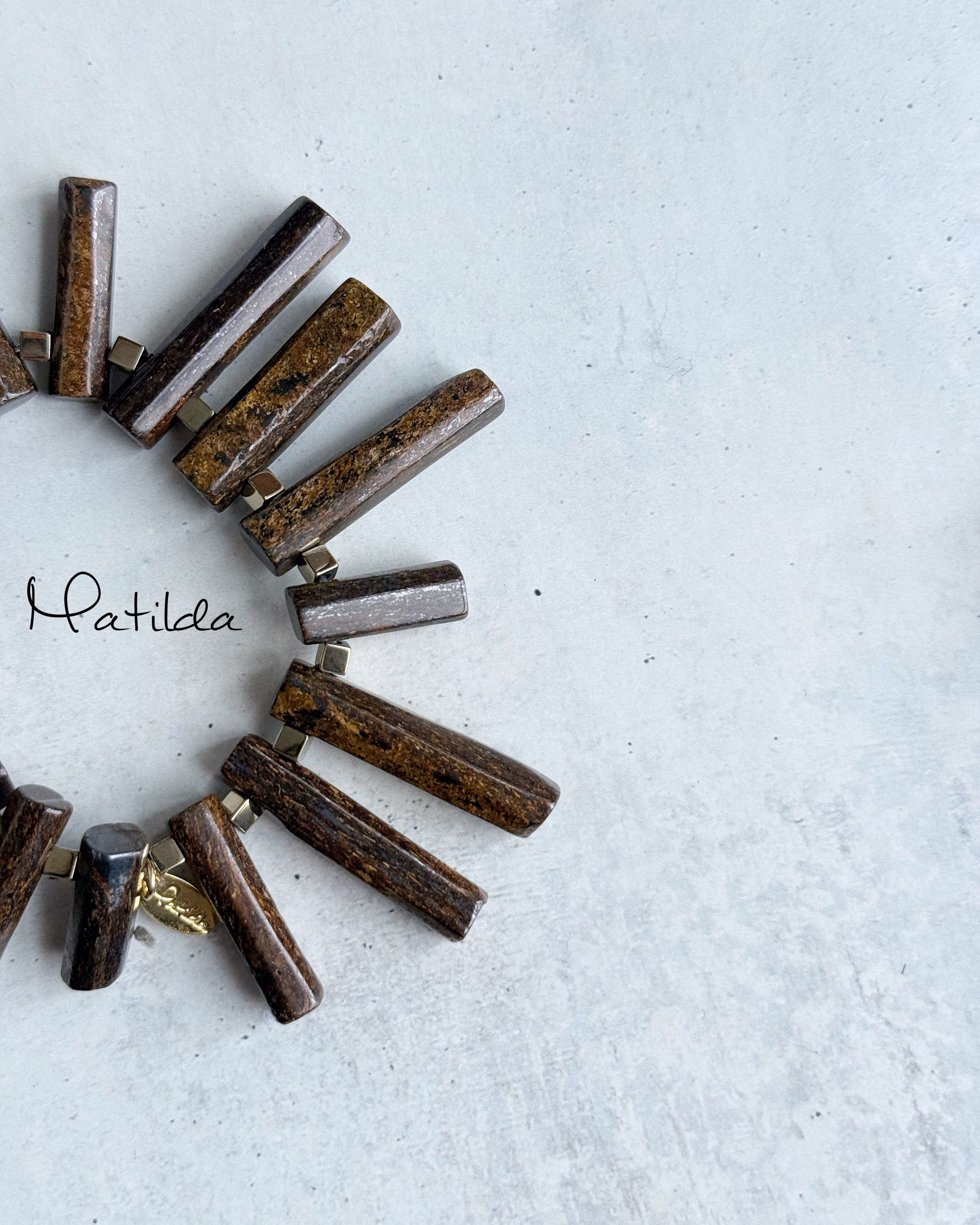 tumble bracelet(ブロンザイト)