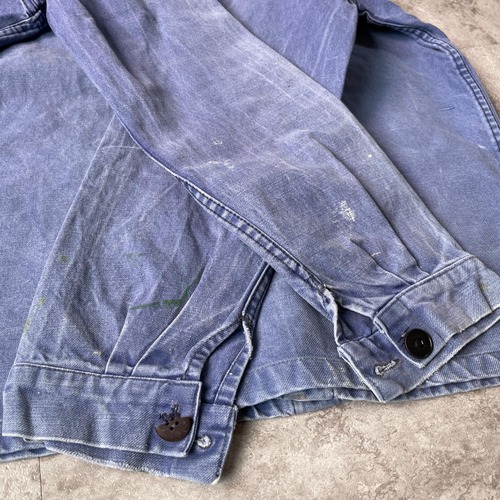 50-60s サンフェード KIDUR Metis フレンチワークジャケット 詳細写真16