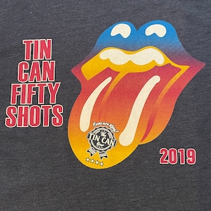 【NEXT LEVEL】ローリングストーンズ バンドTシャツ ロックt TIN CAN BAR ベロマーク rolling stones us古着