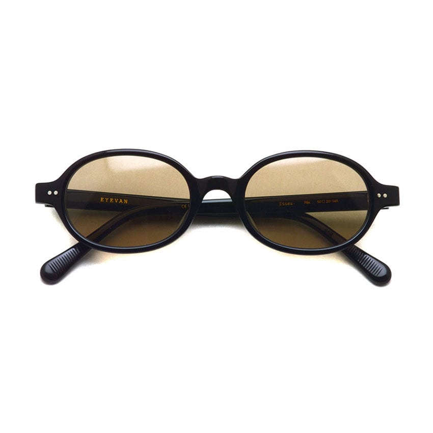 EYEVAN / ESSEX Sun / PBK - S.BR ピアノブラック - ブラウンレンズ