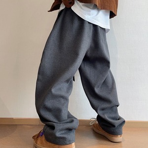 ボリュームウールルーズパンツ　1038