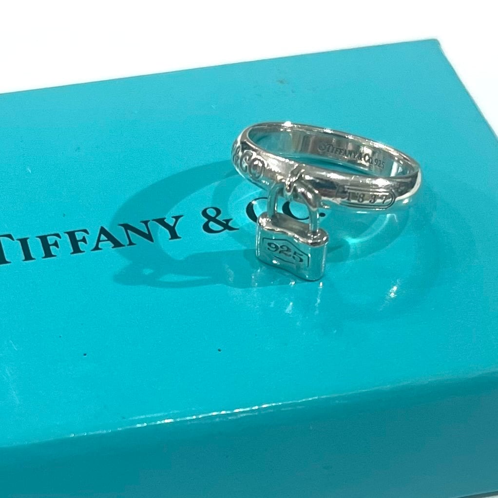 希少【TIFFANY&CO.】【12.5号】 2872 ティファニー カデナロック指輪