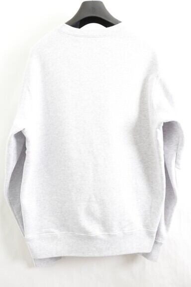 20SS Supreme UNDERLINE CREWNECK ASH GREY SMALL 110JD5835 | BRAND  