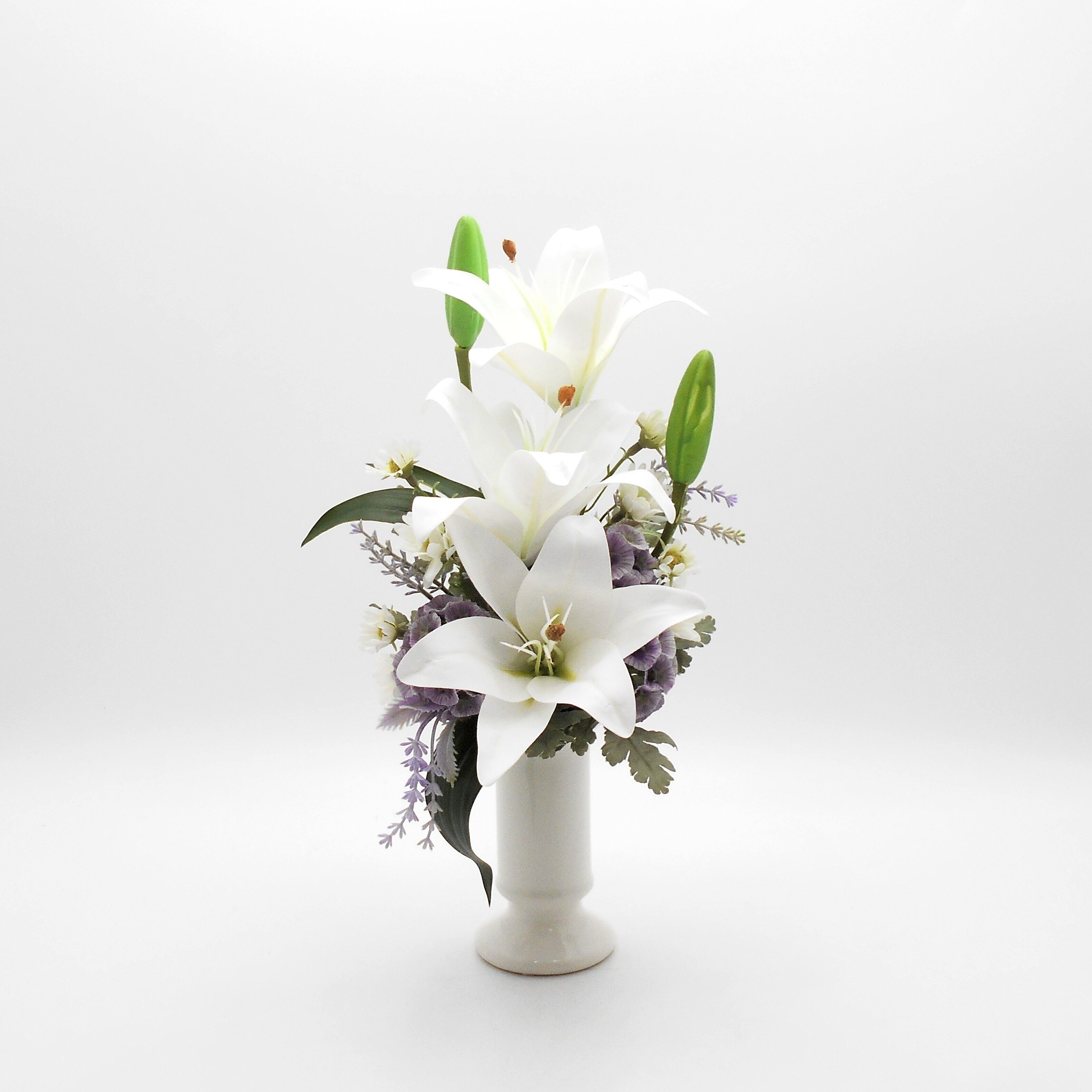 仏花 アレンジ 総高さ61㎝ たっぷり菊の花 アーティフィシャル