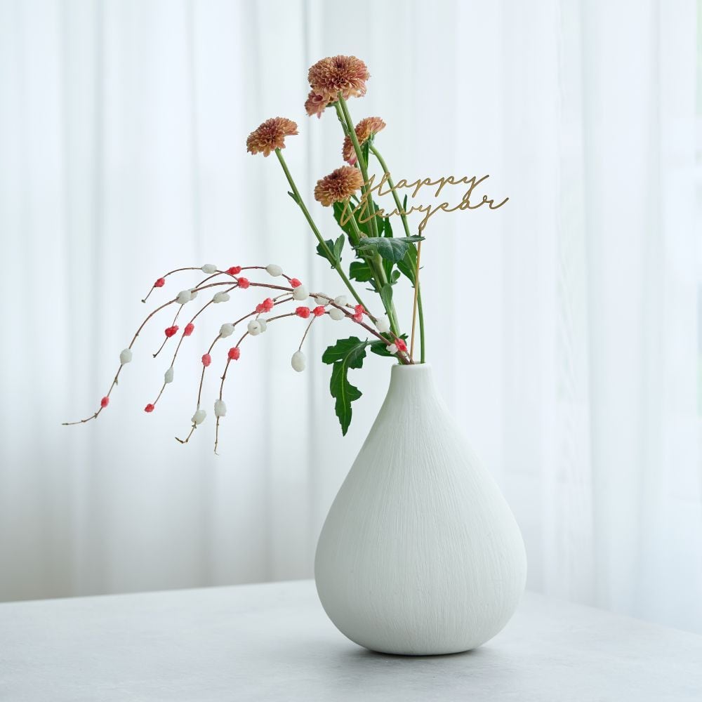 shesay PORCELAIN フラワーベース パフィ | Zakka so-la