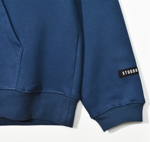 PLAN B hoodie：カレッジネイビー