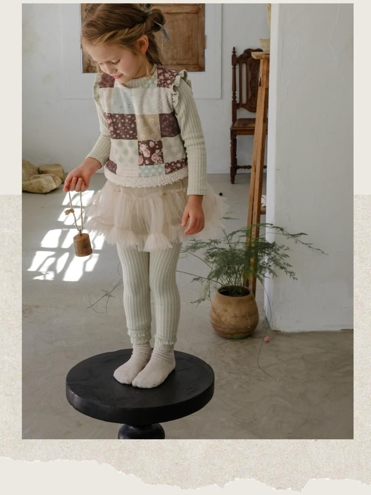 韓国子供服 / 26winter / puella FLO / オアレギンス / キッズ / 冬服 *90~140*