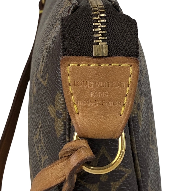 LOUIS VUITTON ルイヴィトン モノグラム ハンドバッグ ブラウン PVCレザー ミニバッグ アクセソワールアクセサリーポーチ ポシェットアクセソワール M51980 vintage ヴィンテージ オールド 3w2pzj