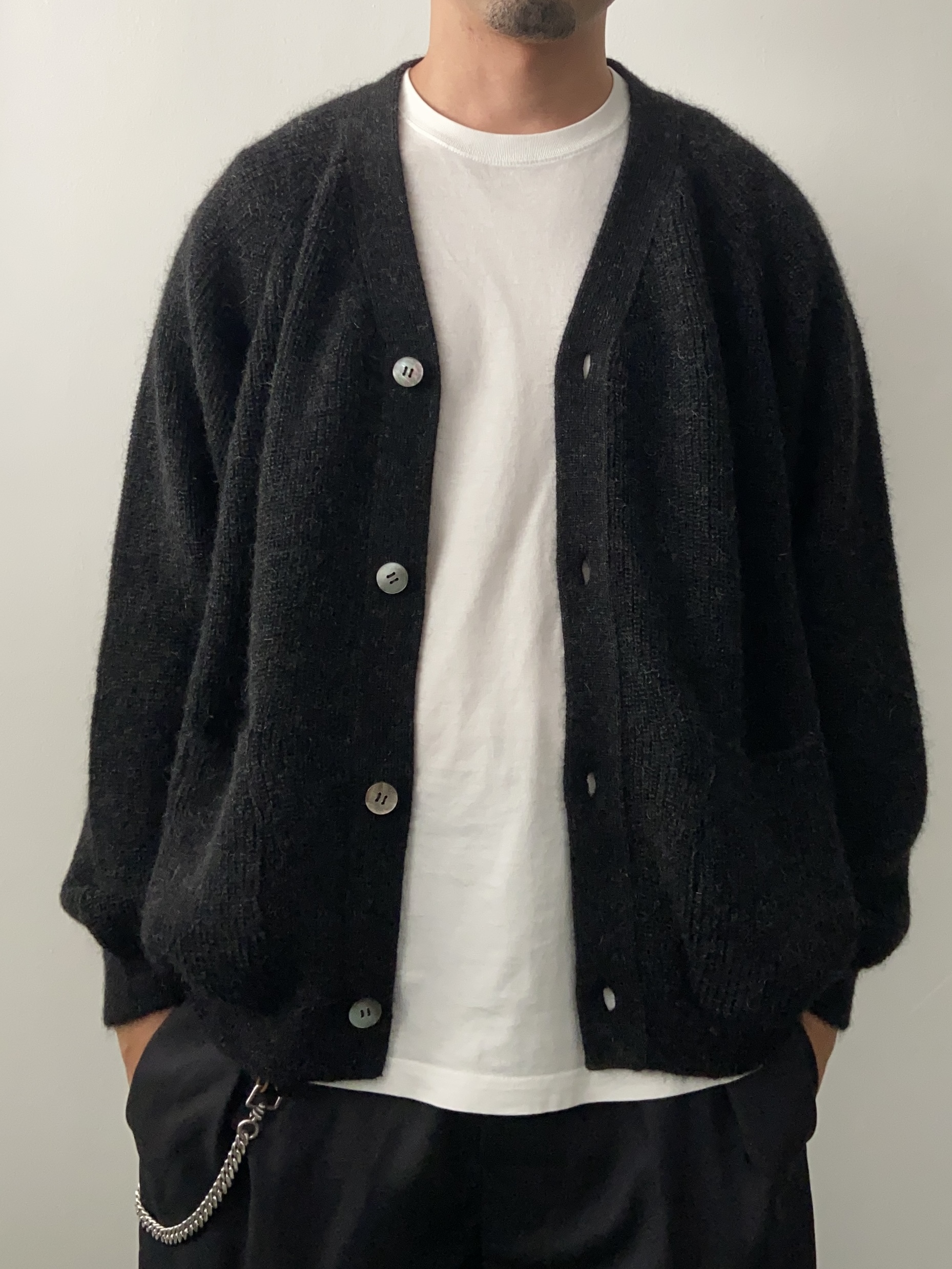 CABARET POVAL / MOHAIR CARDIGAN / BLACK | DEXIM powered by BASE CABARET POVAL / MOHAIR CARDIGAN / BLACK | DEXIM powered by BASE