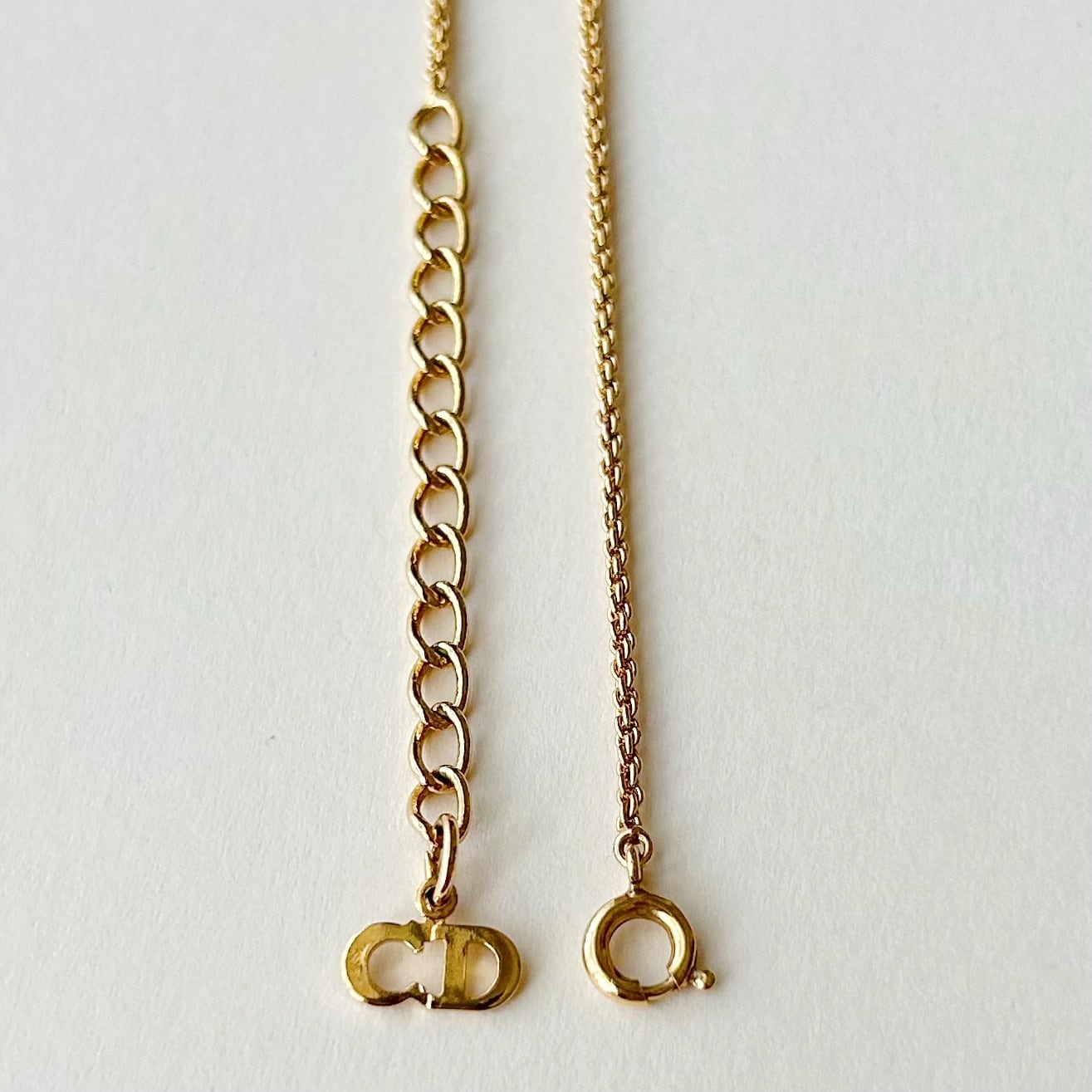 N6285】Christian Dior heart rhinestone necklace/クリスチャン N6285】Christian Dior heart rhinestone necklace/クリスチャン