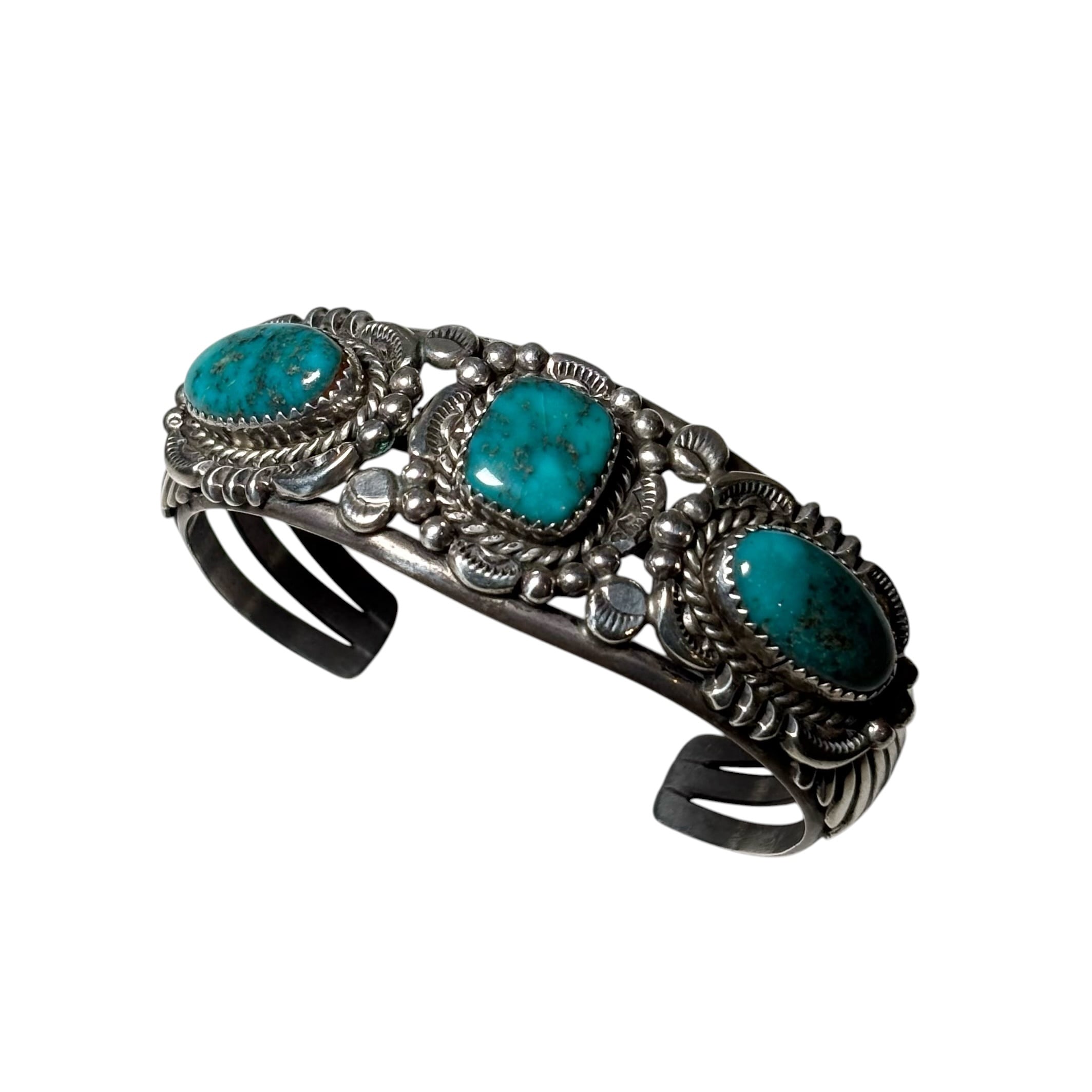 FRANCIS.L.BEGAY silver cast bangle | NOIR ONLINE