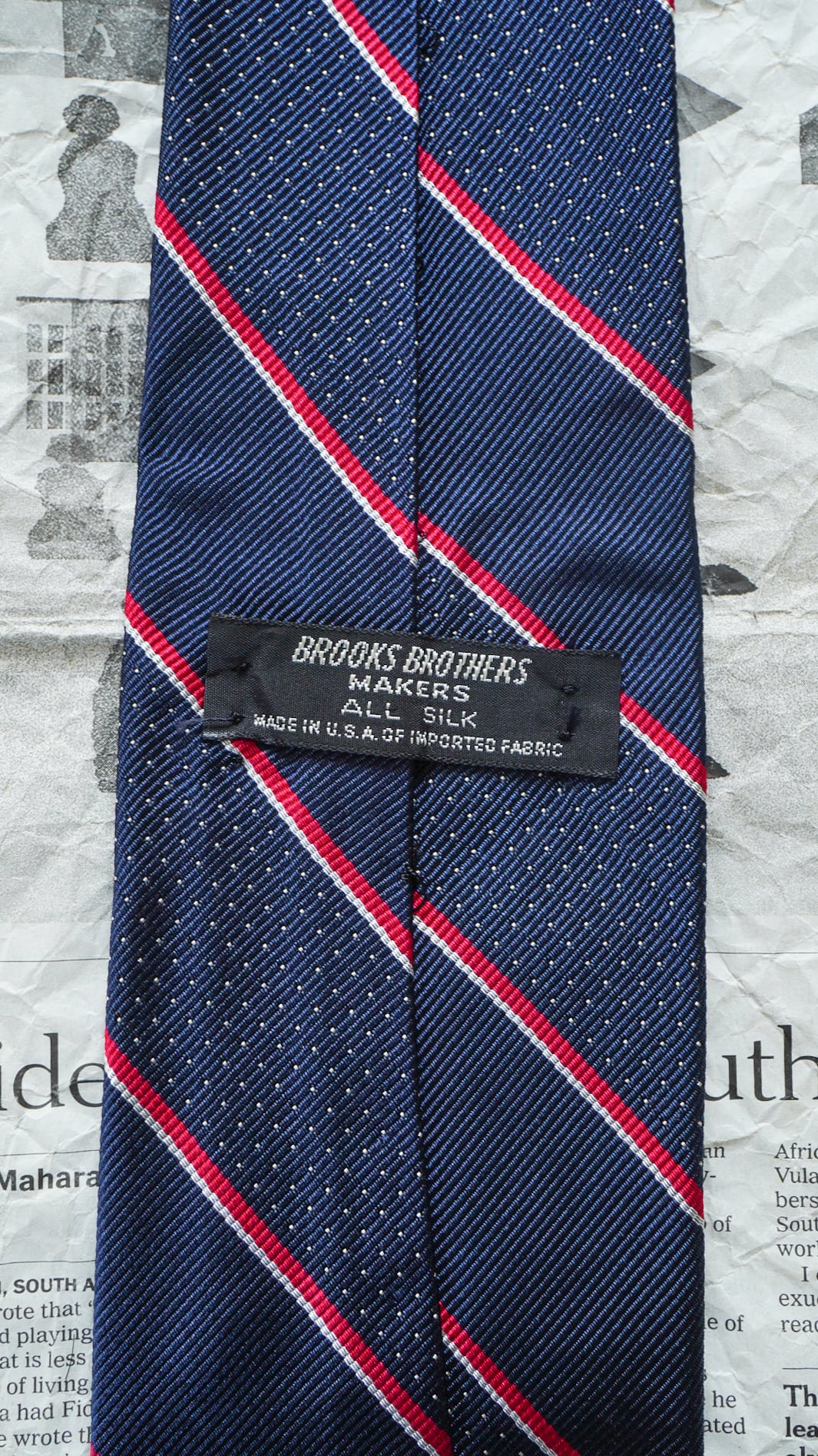 1960s】BROOKS BROTHERS ブルックスブラザーズ ストライプ × ドット柄