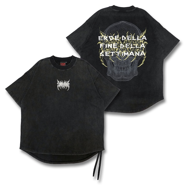 T.C.R WEEKEND HERO WASHED S/S TEE - BLACK