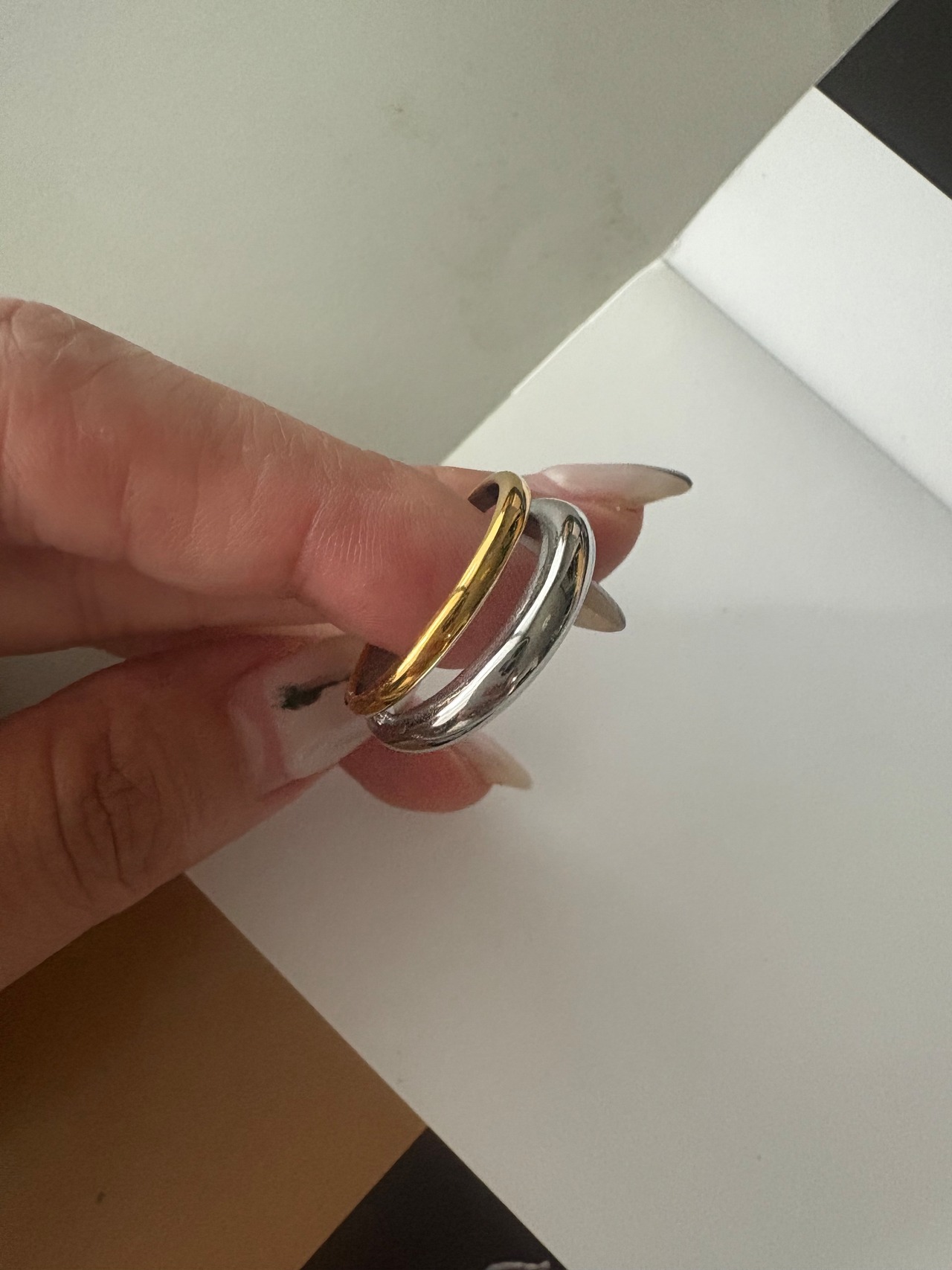 twinkle 2line ring