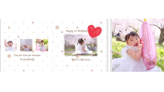 （オプション）等身大フォトブック