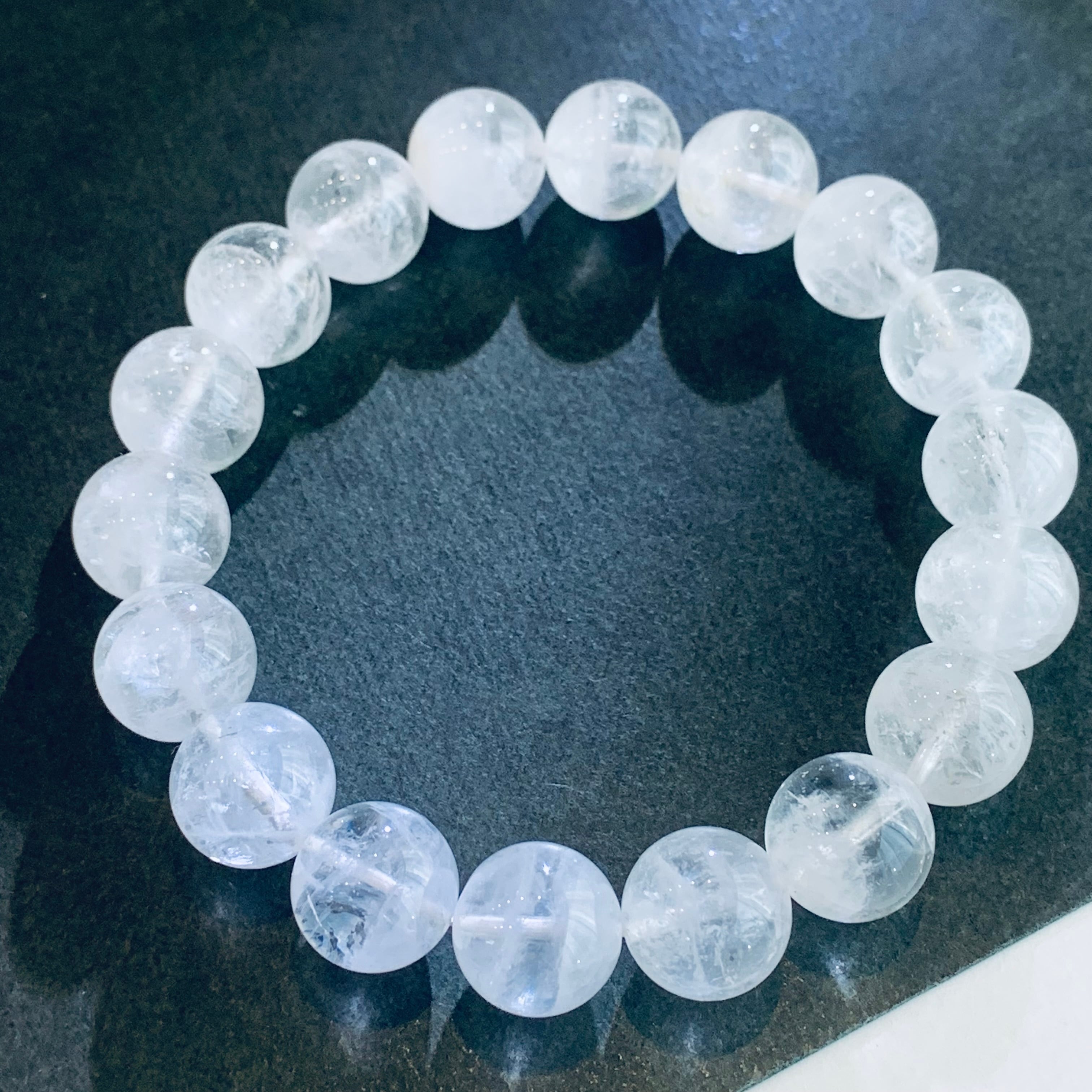 ラビットヘアルチル サゲニティッククォーツ ブレスレット 天然石 3連