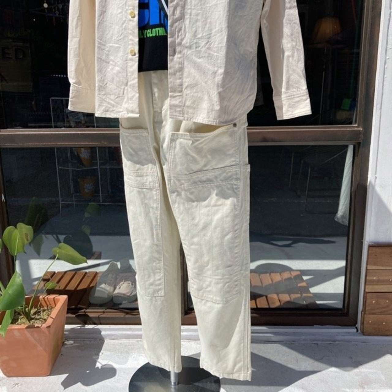 Topanga Men's　ホワイトデニムベイカーパンツ