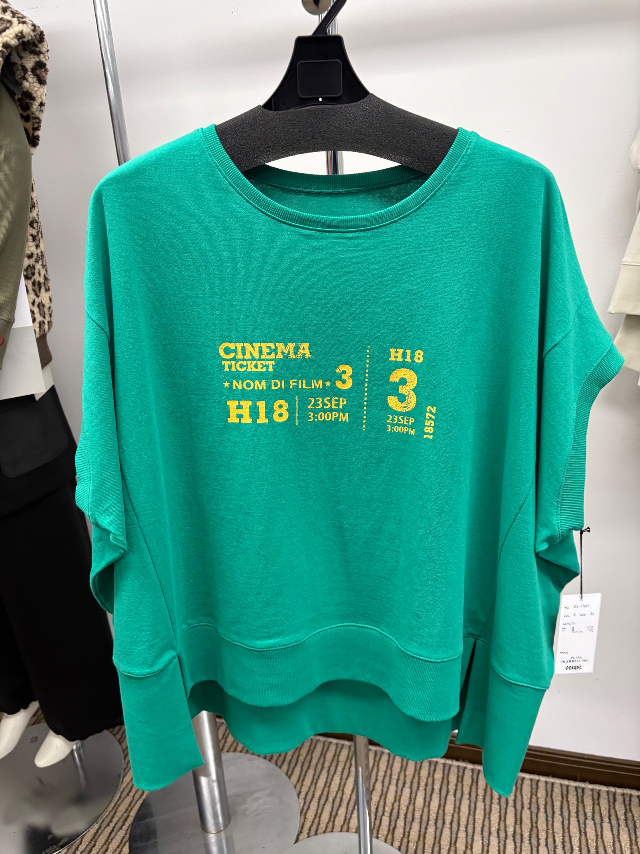 ラドアッシュ　ドルマンカットソー　65-1907