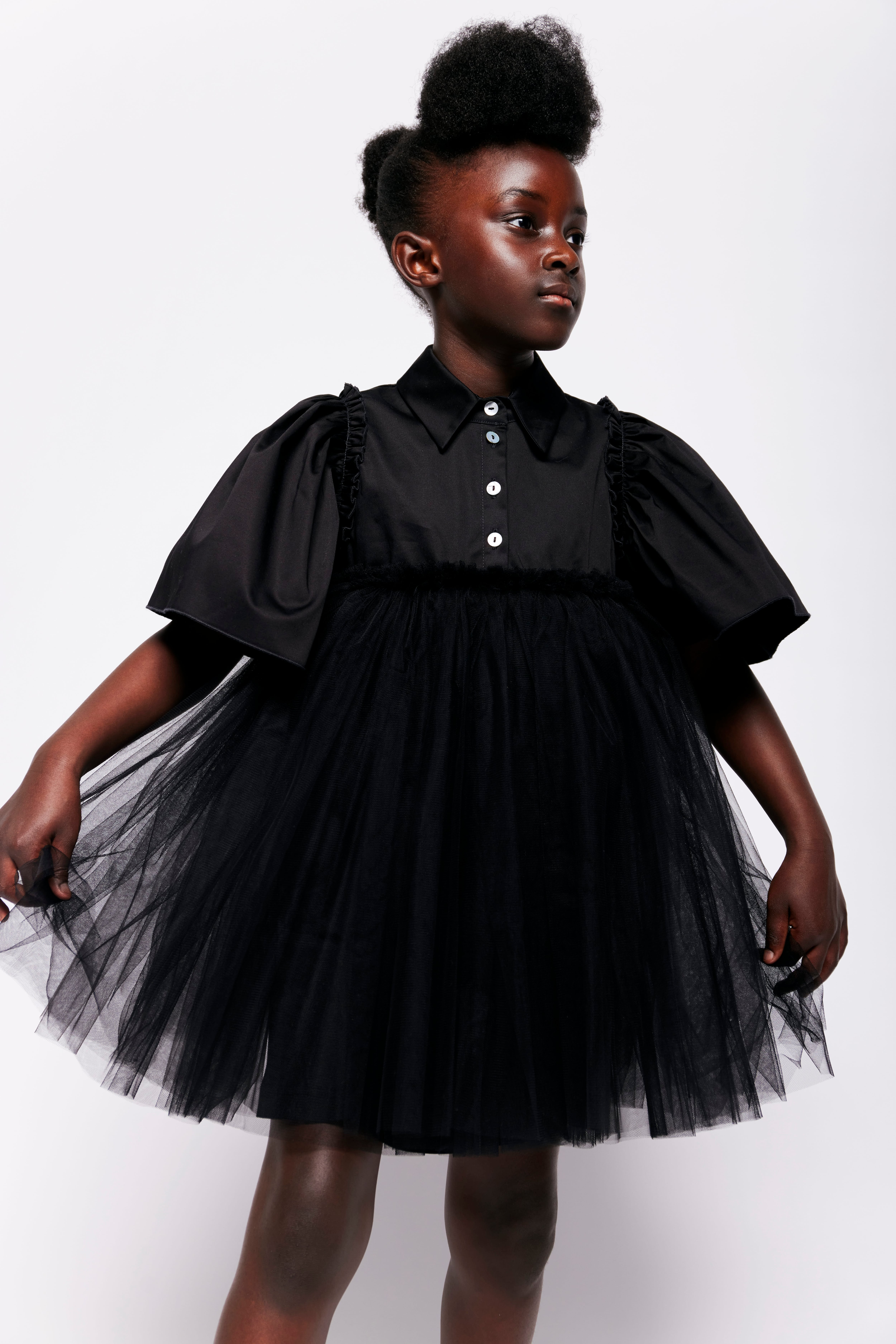 26SS】Christina Rohde(クリスティーナローデ)papillon tulle dress(2y