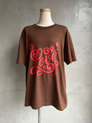 GEN IZAWA / LOVE TEE (brown)