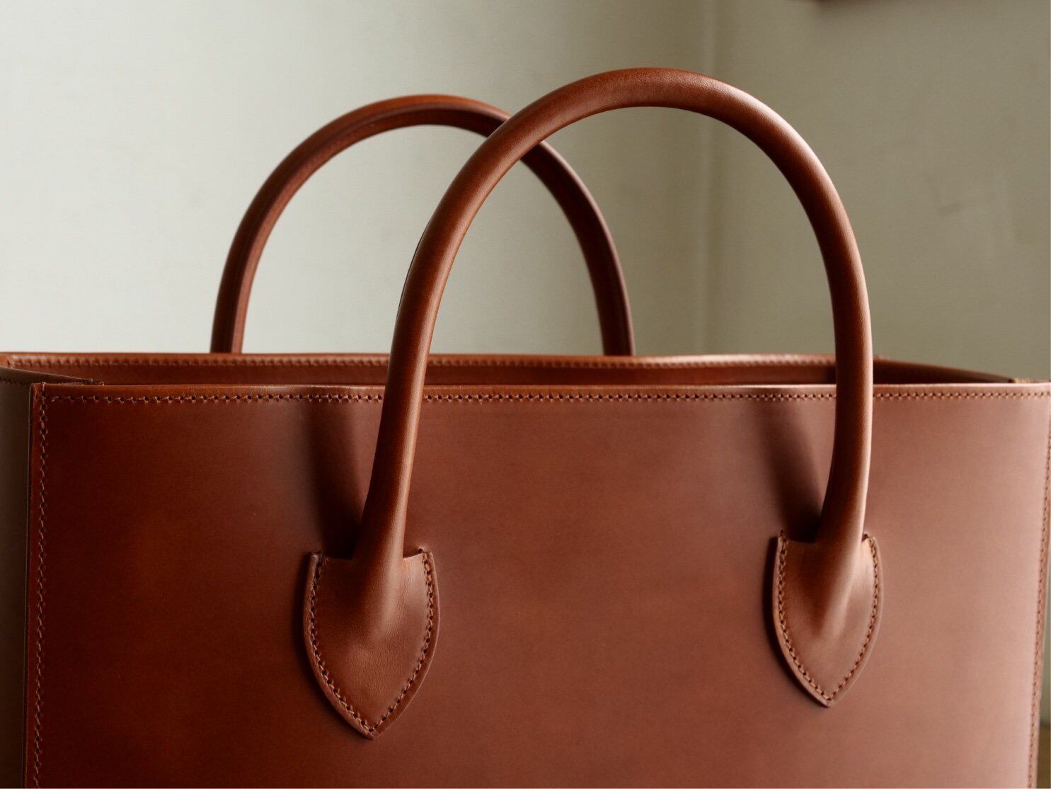 SOLE OPTION】KEW / BROWN / Leather Tote Large | UNION WORKS ONLINE