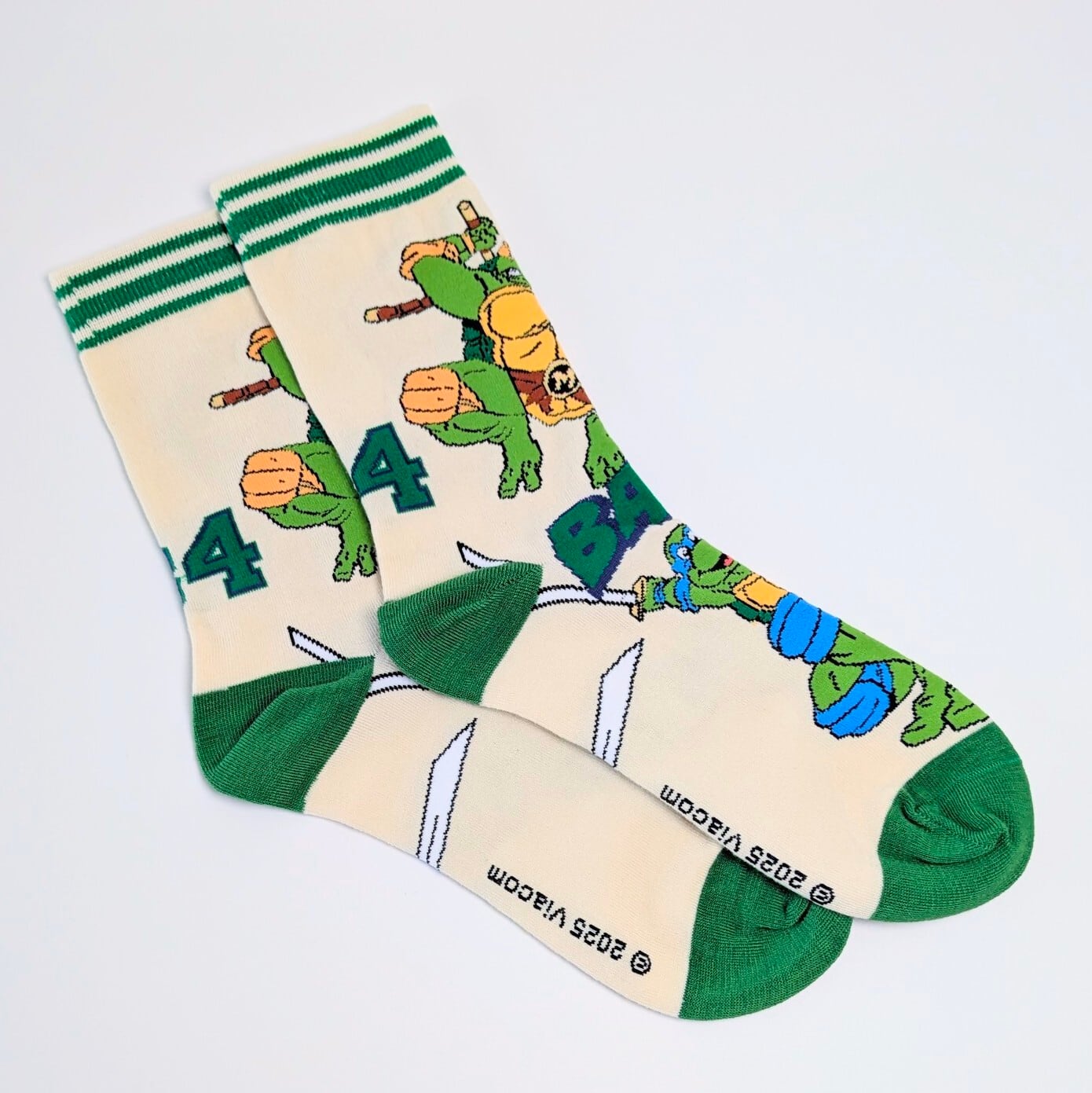 ♧【 crew socks / クルーソックス 】Teenage Mutant Ninja Turtles ( タートルズ )  / 靴下 / ソックス〚アメリカン雑貨 アメトイ〛