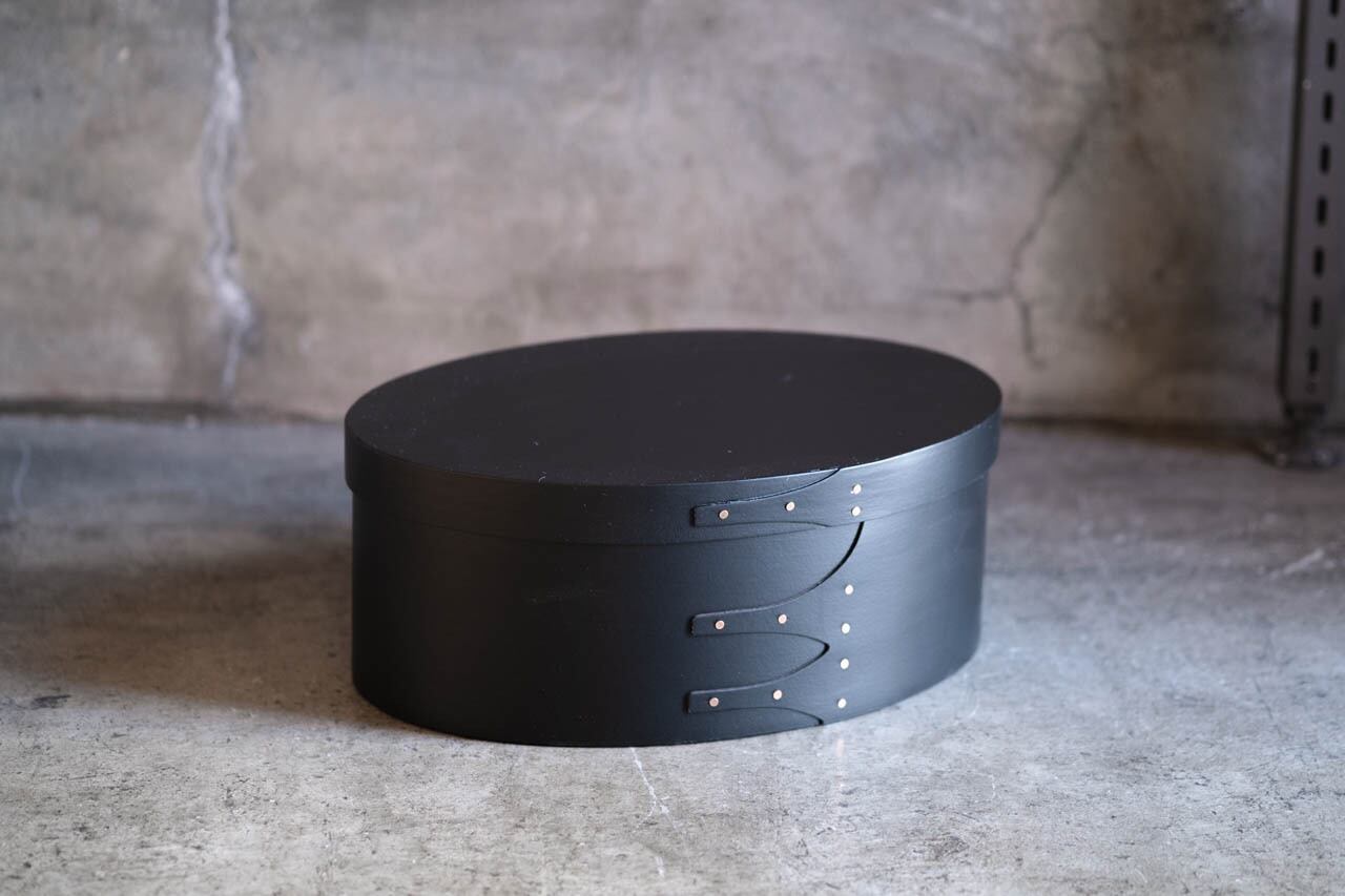シェーカーオーバルボックスM_Black | KUHONJI GENERAL STORE シェーカーオーバルボックスM_Black | KUHONJI GENERAL STORE
