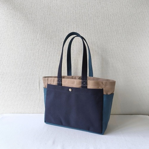 S様用購入ページ「ボックストート」通勤サイズ／倉敷帆布 8号帆布【受注制作】