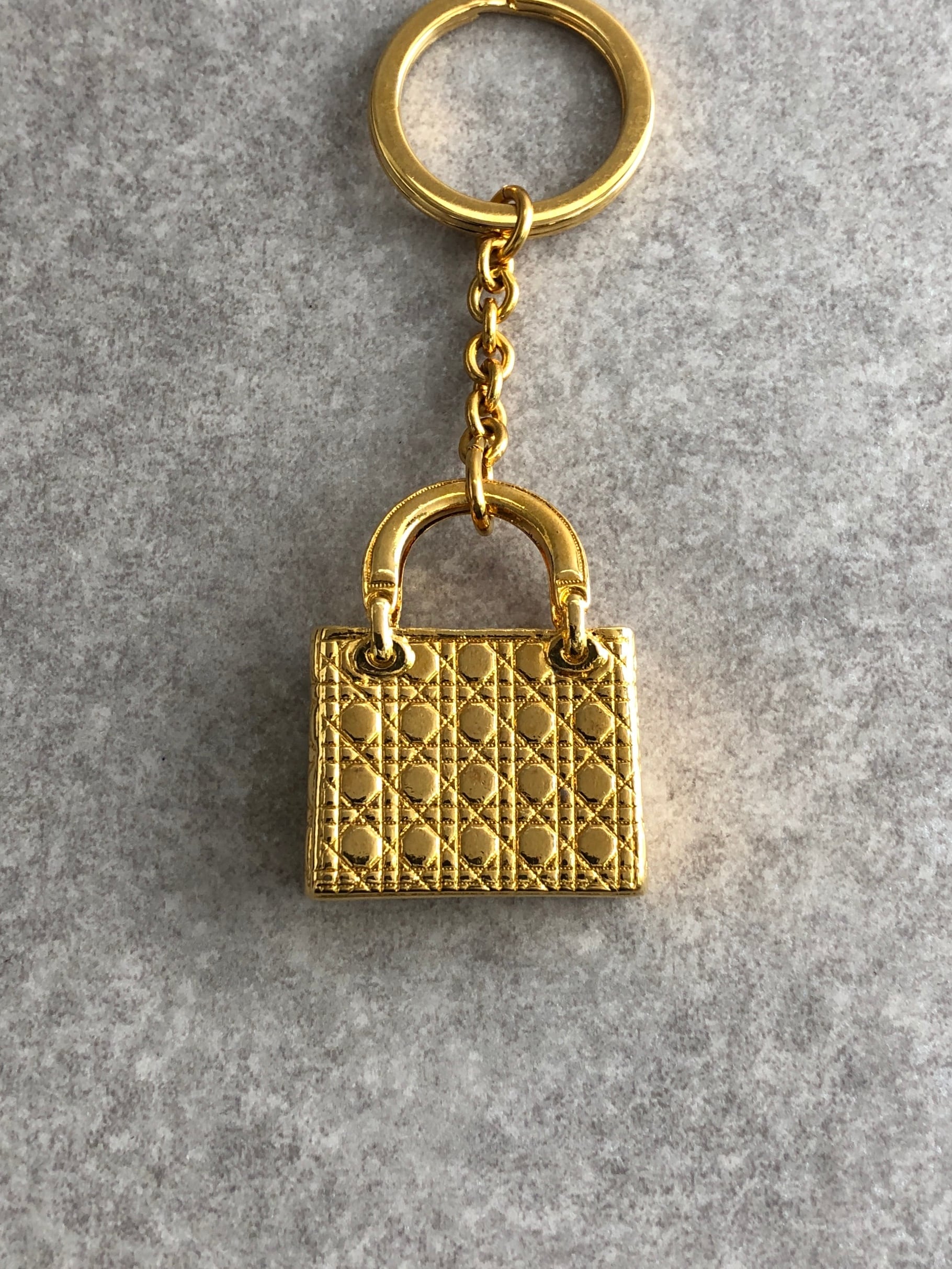 Christian Dior クリスチャン ディオール キーホルダー ゴールド