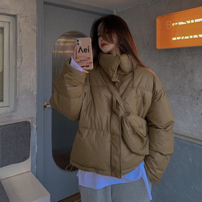 ウィンタールーズジャケット コットン 冬物 ブラックストロベリース91684931581