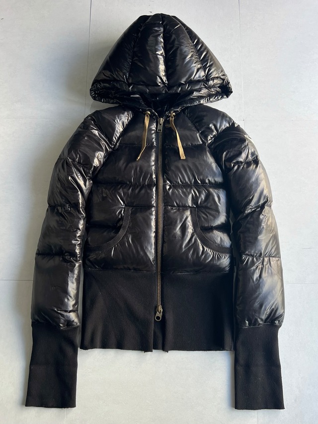 "L.G.B." Nylon Down Hoodie Jacket