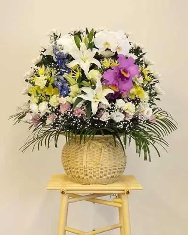 喪主花一対