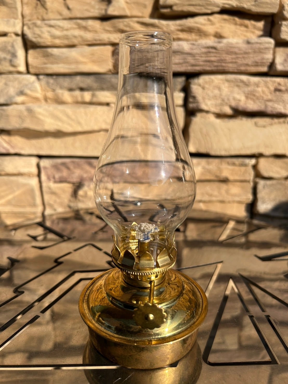 【Vermont Lanterns バーモントランタン 】 オイルランプ ミニ 6.5 真鍮製