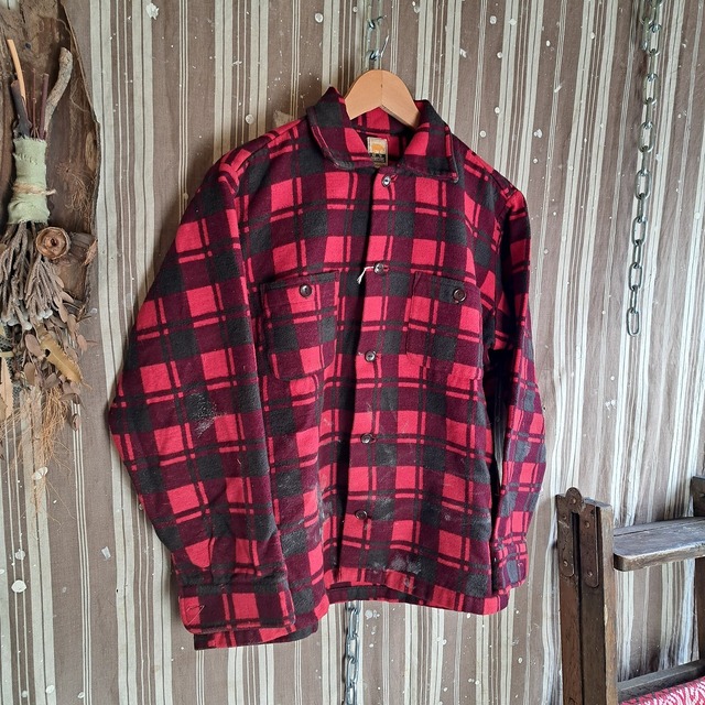 フレンチチャイナ ヘビーフランネルシャツ used [512010]