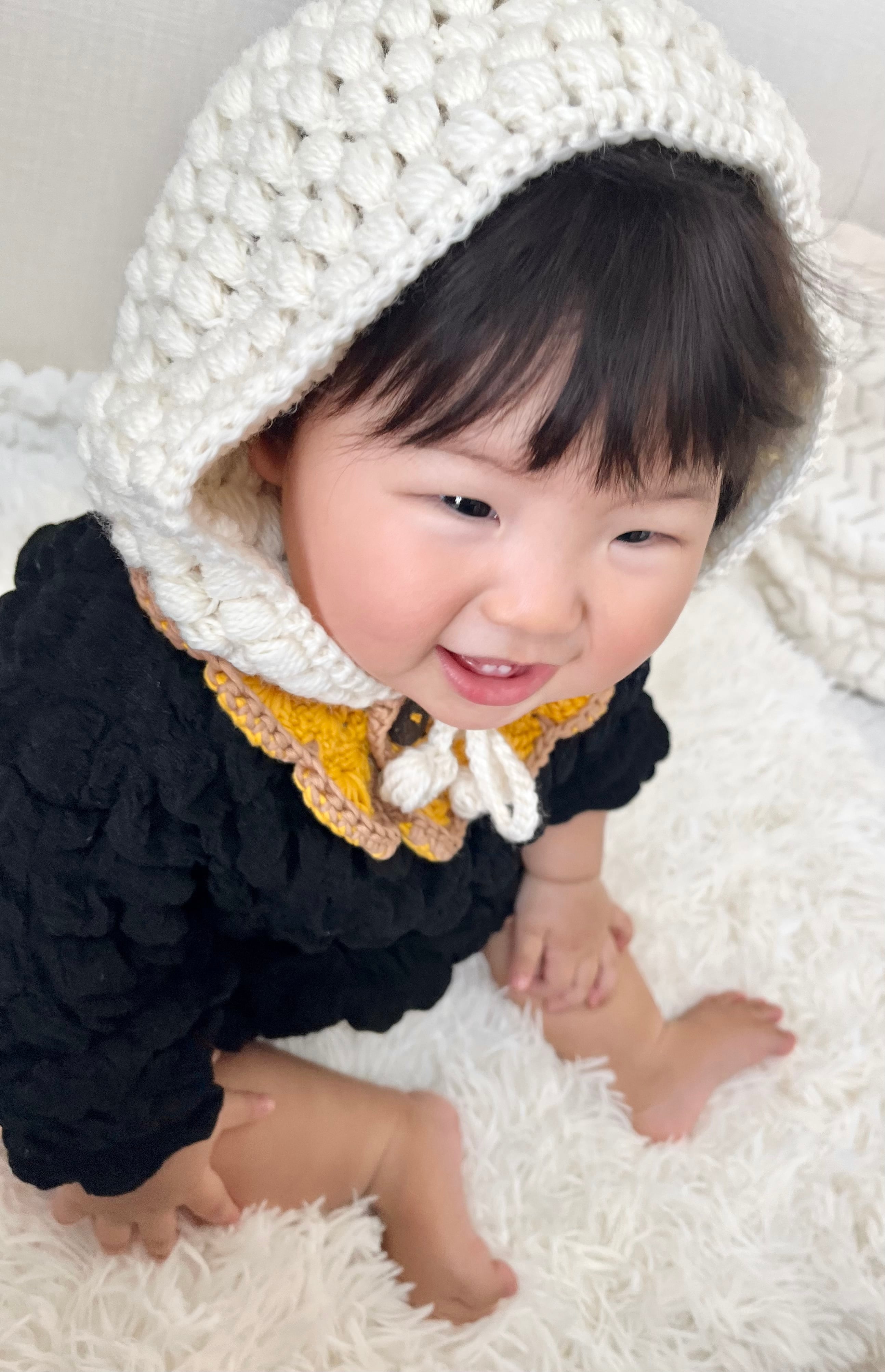 ぽこぽこポップコーンボンネット | Cheese