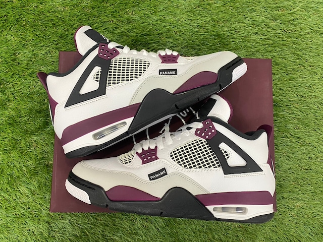 均一SALE‼ NIKE × PSG AIR JORDAN 4 RETRO WHITE/BORDEAUX CZ5624-100 26.5㎝ 21775